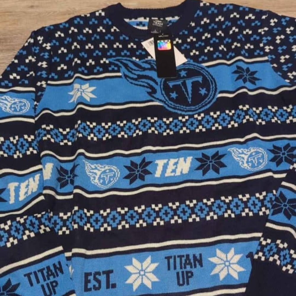 NFL apparel mediums‎ size large sweatshirt new Tennessee titan